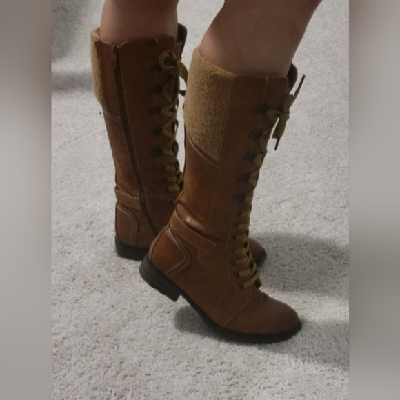 Patrizia Camel Brown Boots - Picture 2 of 4
